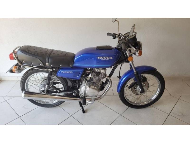 HONDA - TURUNA 125 - 1981/1981 - Azul - Sob Consulta