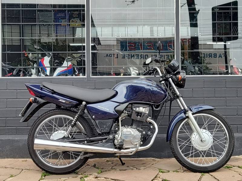 HONDA - CG 125 - 2003/2003 - Azul - Sob Consulta